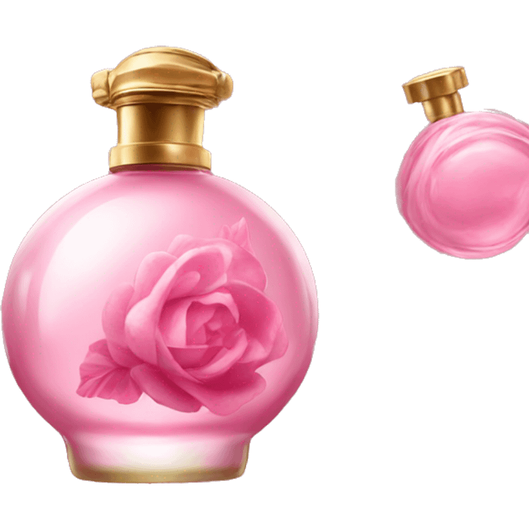 Vintage perfume pink emoji