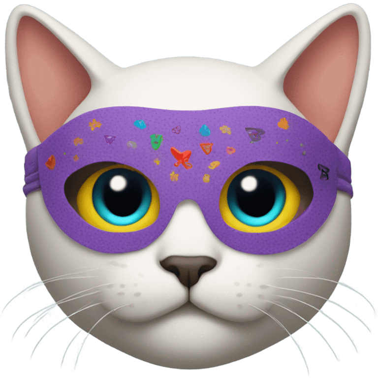 Cat wearing a mask  emoji