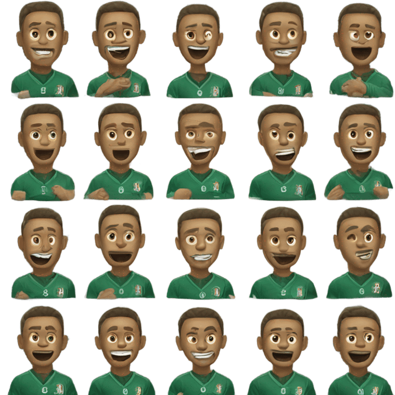 A man winning wbc  emoji