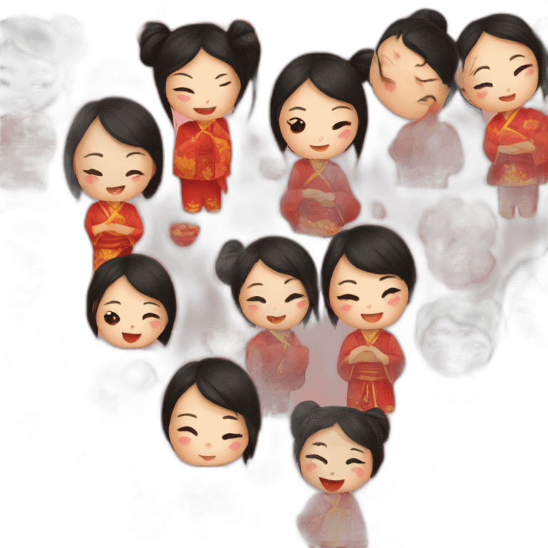 chinese new year girl  emoji