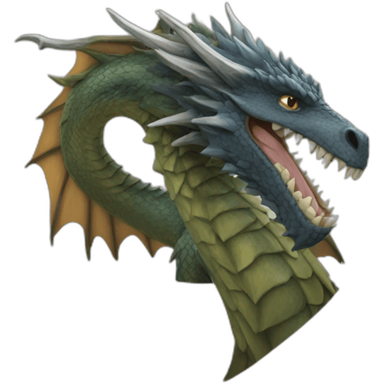 Dragon of game of thrones emoji