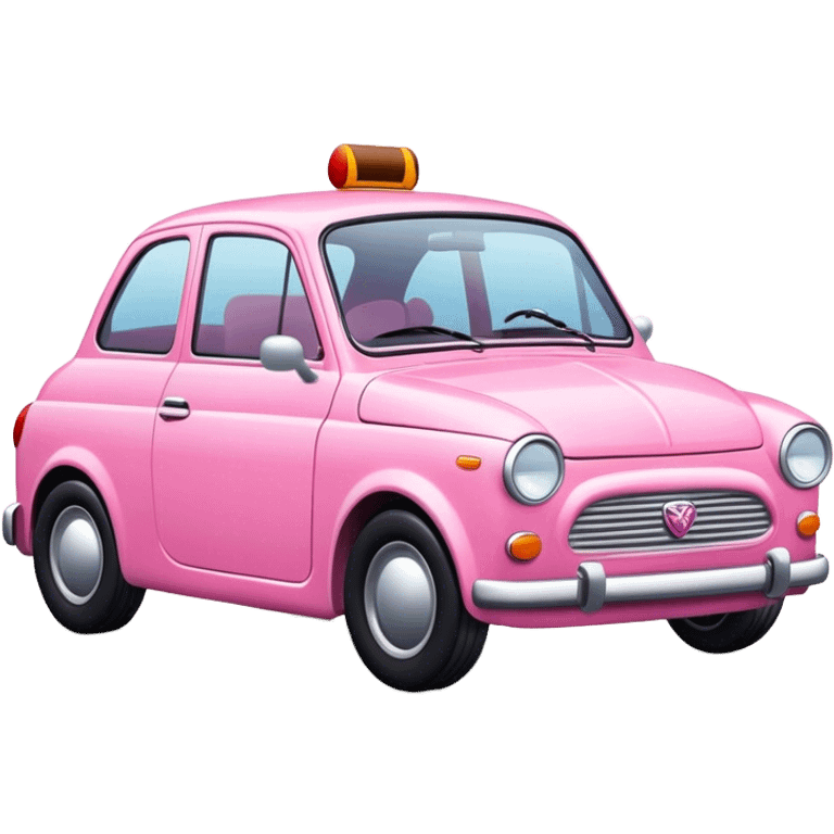 Pink car emoji