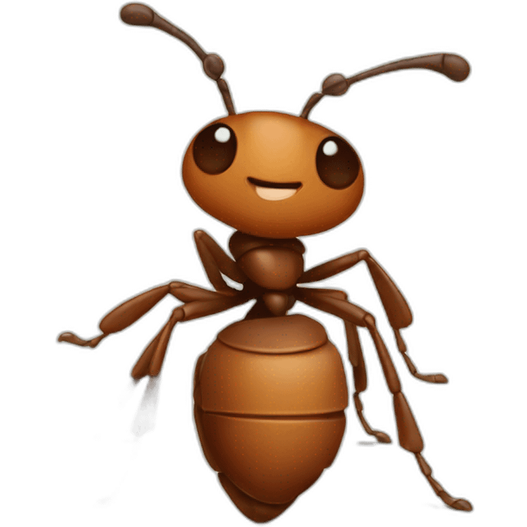 ant with a bundle emoji