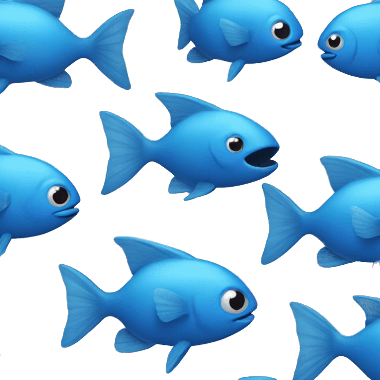 blue fish emoji