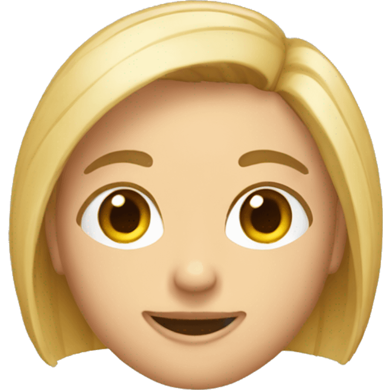 una persona con un corte de hongo emoji