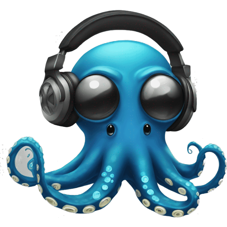 Dj octopus  emoji