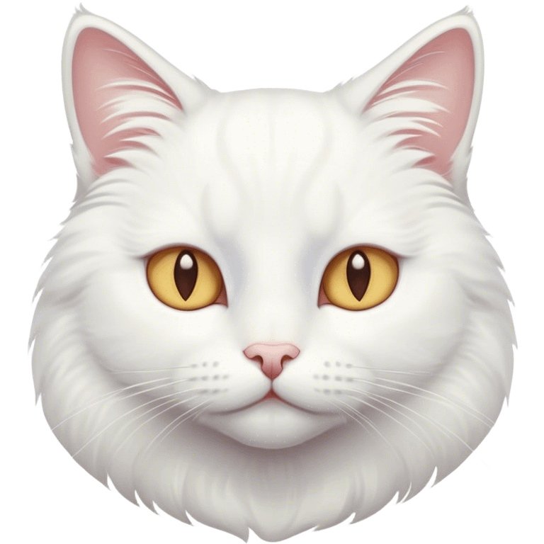 White cat emoji