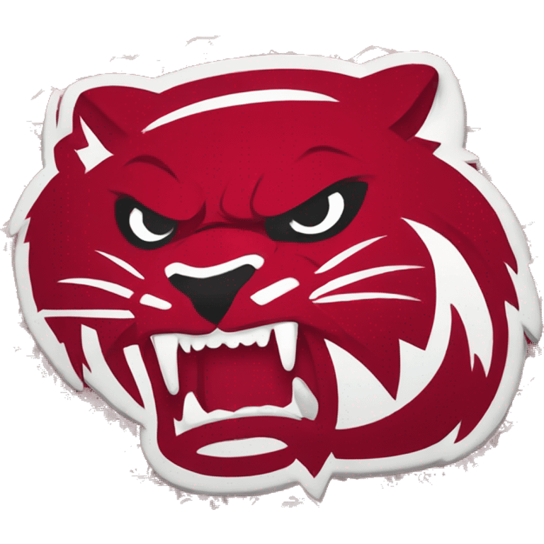 WSU cougars red logo  emoji