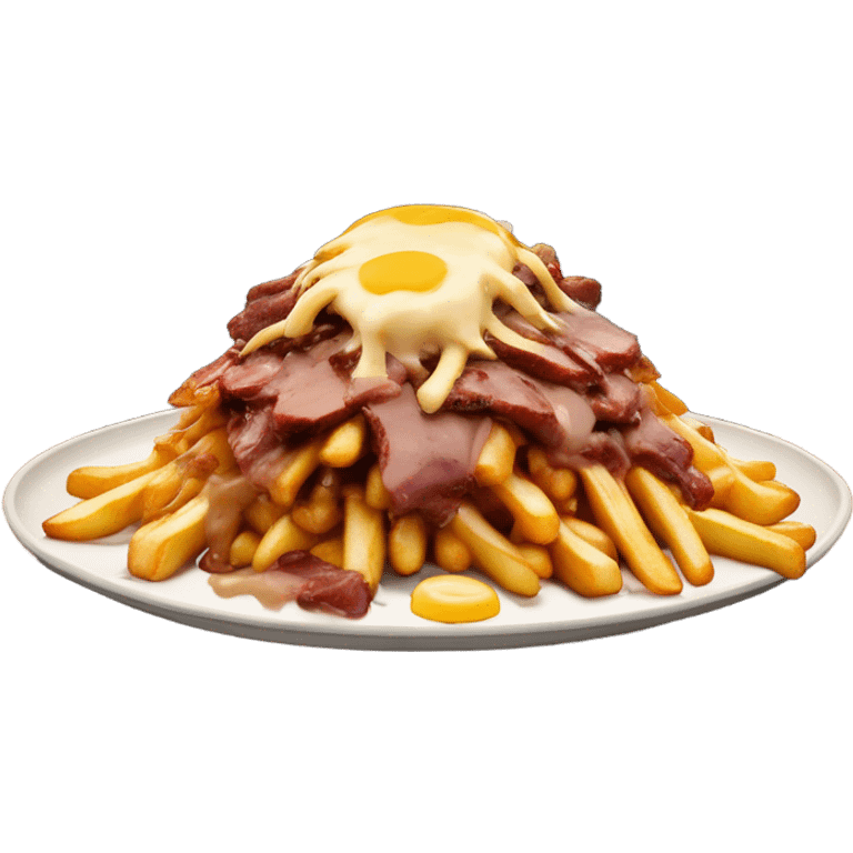 Poutine smoked meat emoji