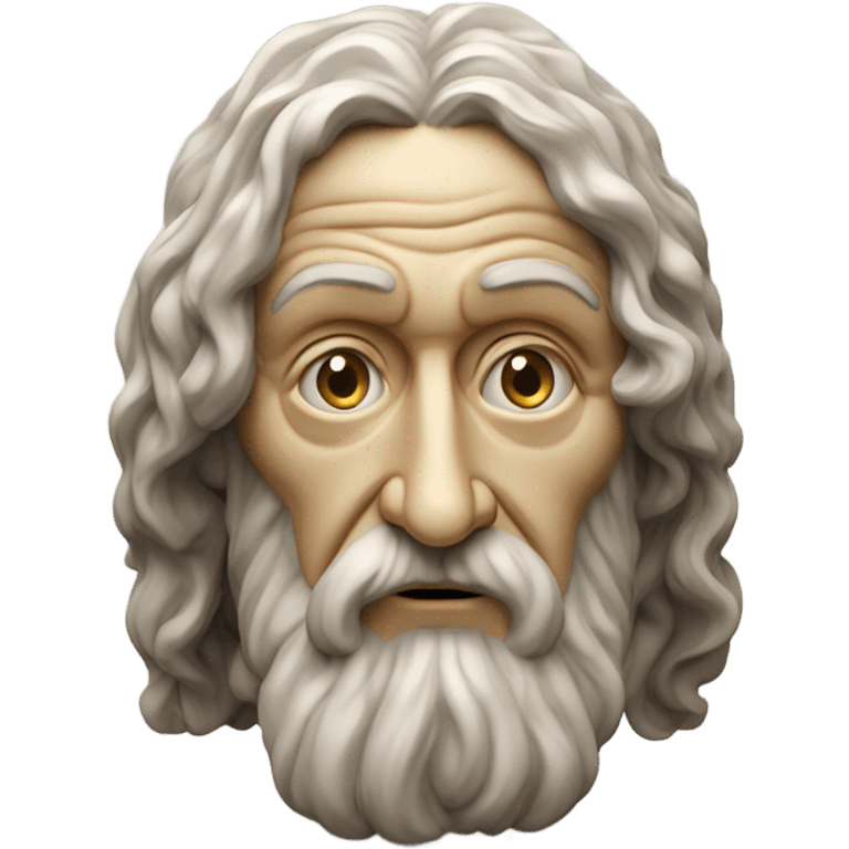 da vinci sculpture emoji