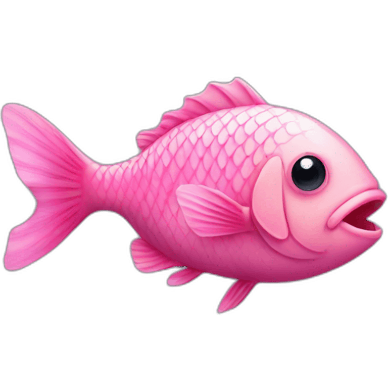 pink fish  emoji