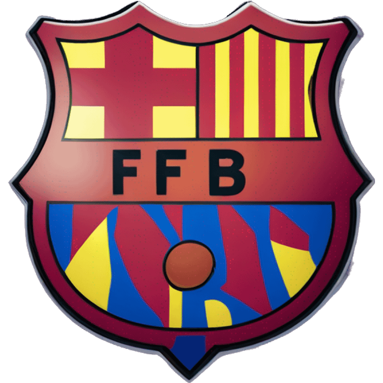 Fc Barcelona logo emoji