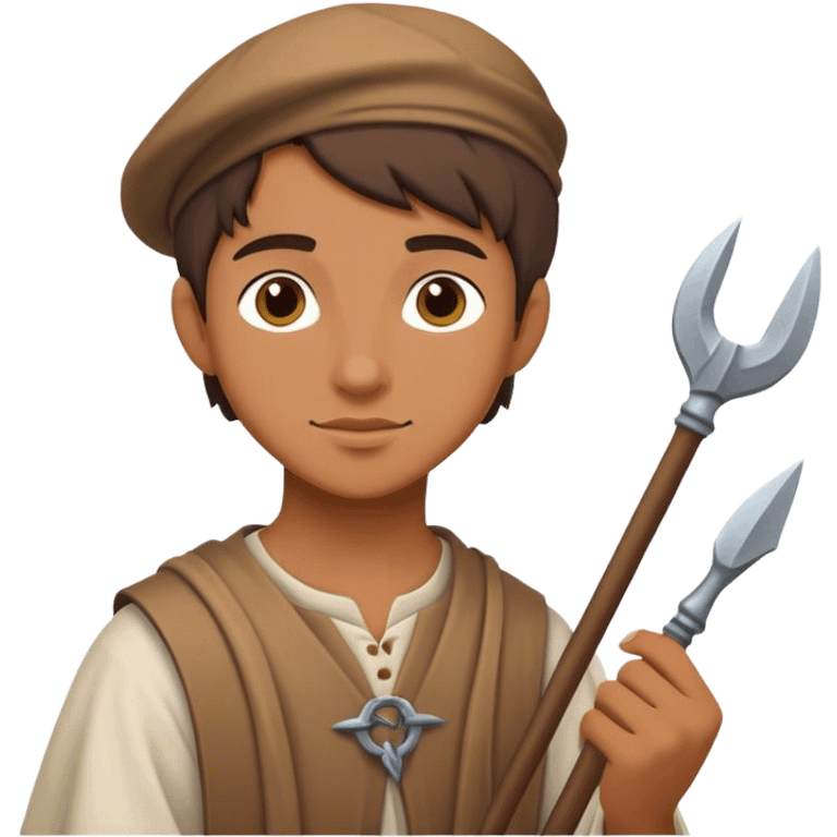 young sculptor apprentice medieval age emoji