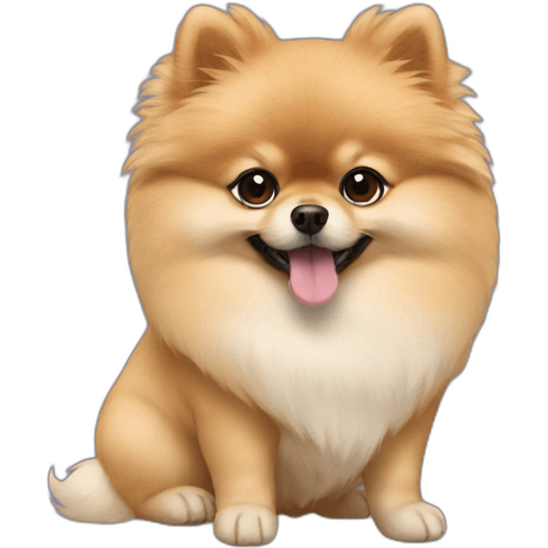 pomeranian dressed like taylor swift emoji