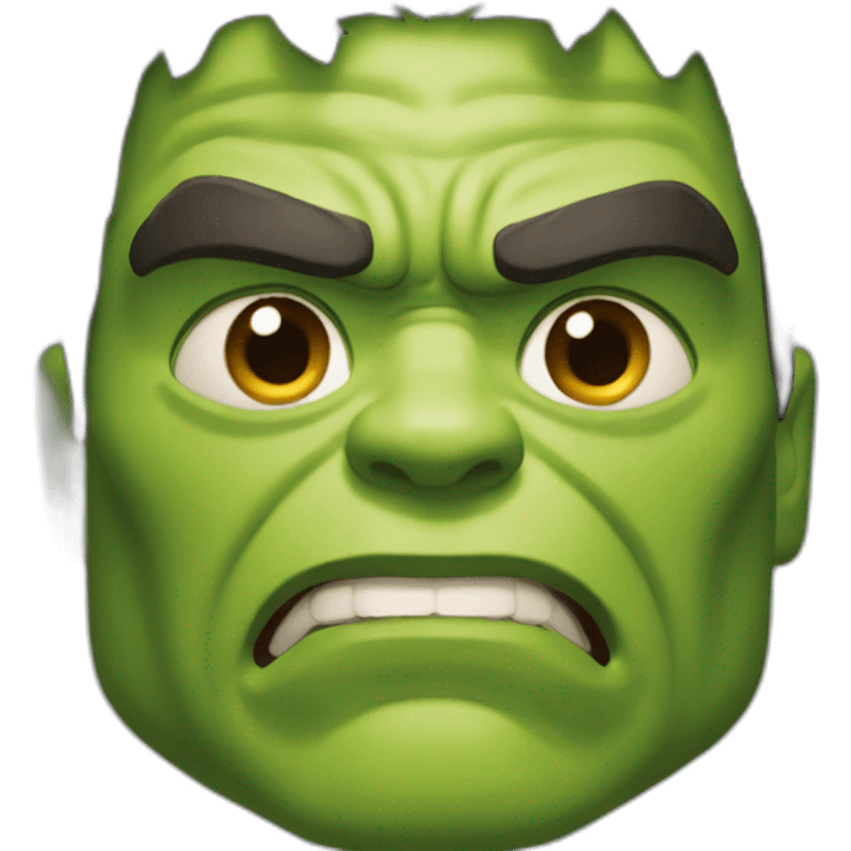 Hulk énerve emoji