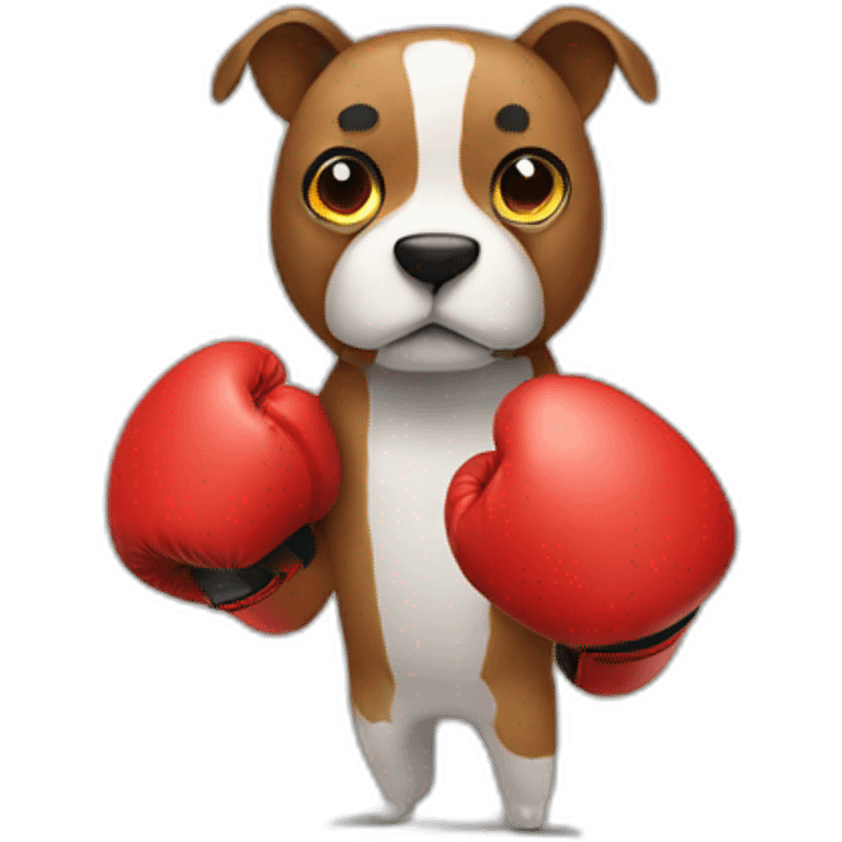 Animal with boxing gloves emoji