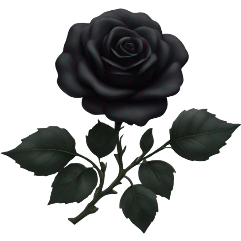 black rose emoji