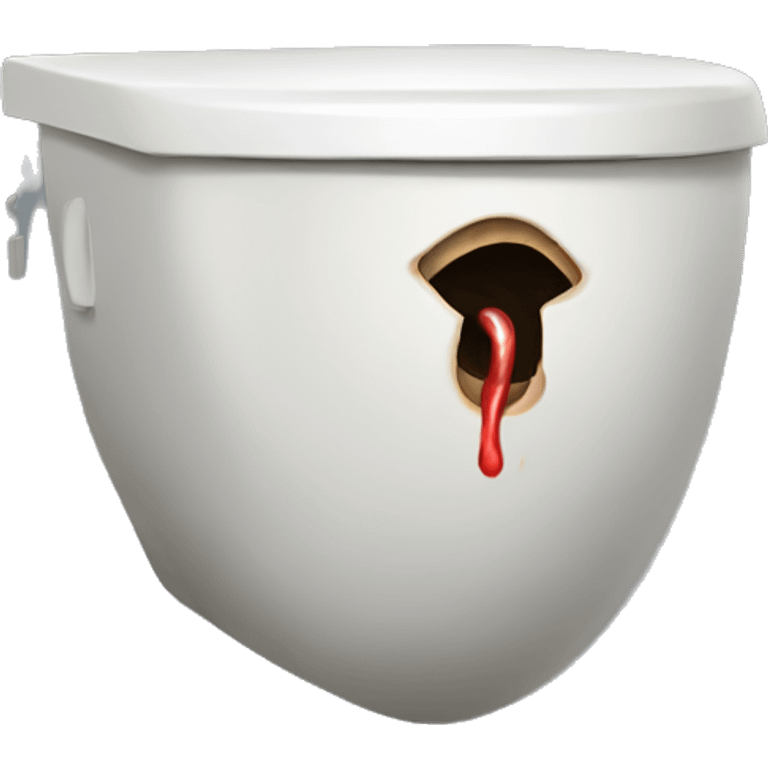 evil toilet emoji