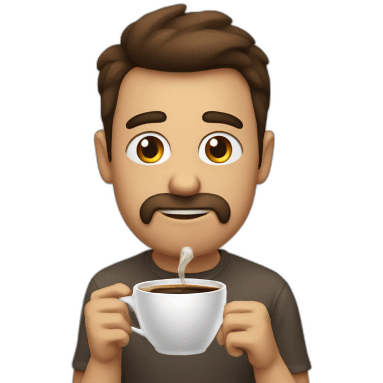 me-drink-coffe emoji