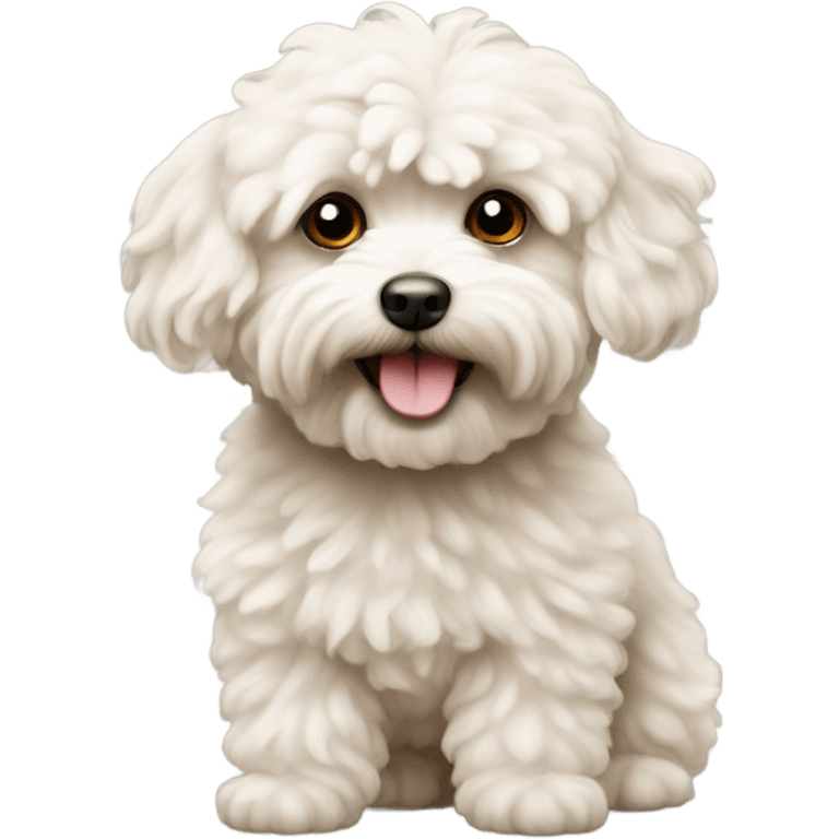 Maltipoo dog  emoji