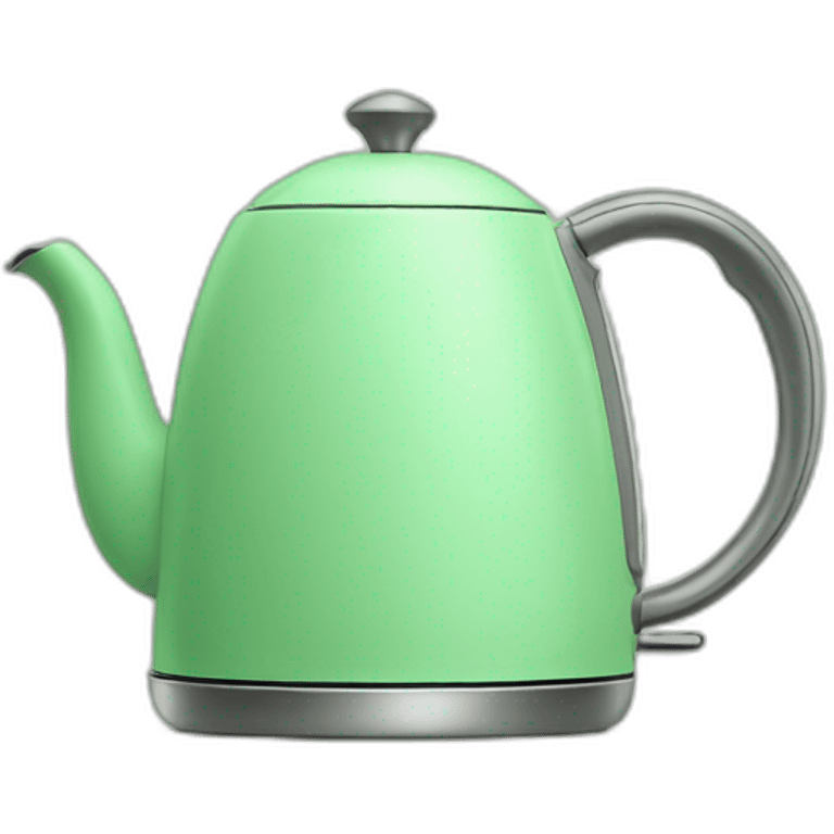 Light green aesthetic mini kettle emoji