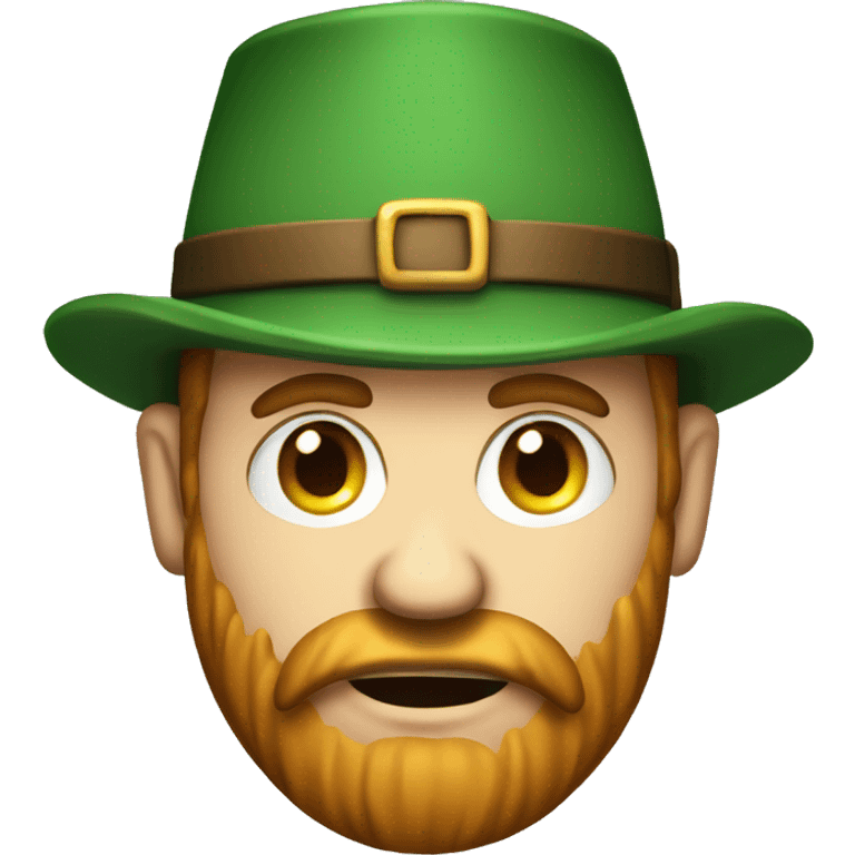 irish angry man 30 years old with beard and hat emoji