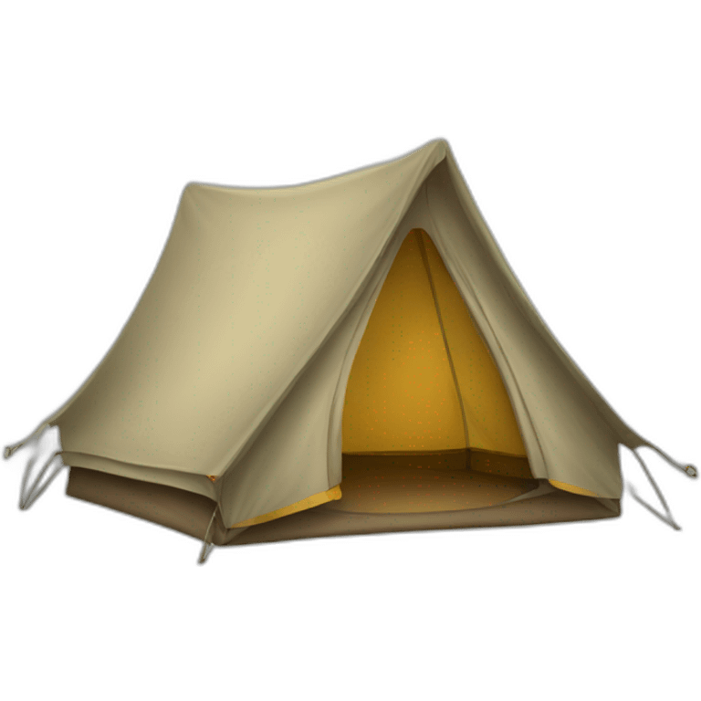 camp tent emoji