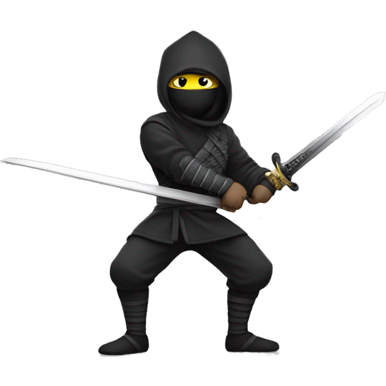 github mascot, with a ninja sword emoji