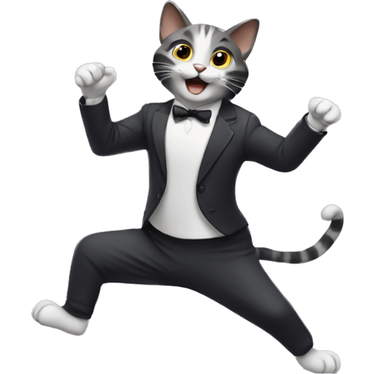 Cat dancing  emoji