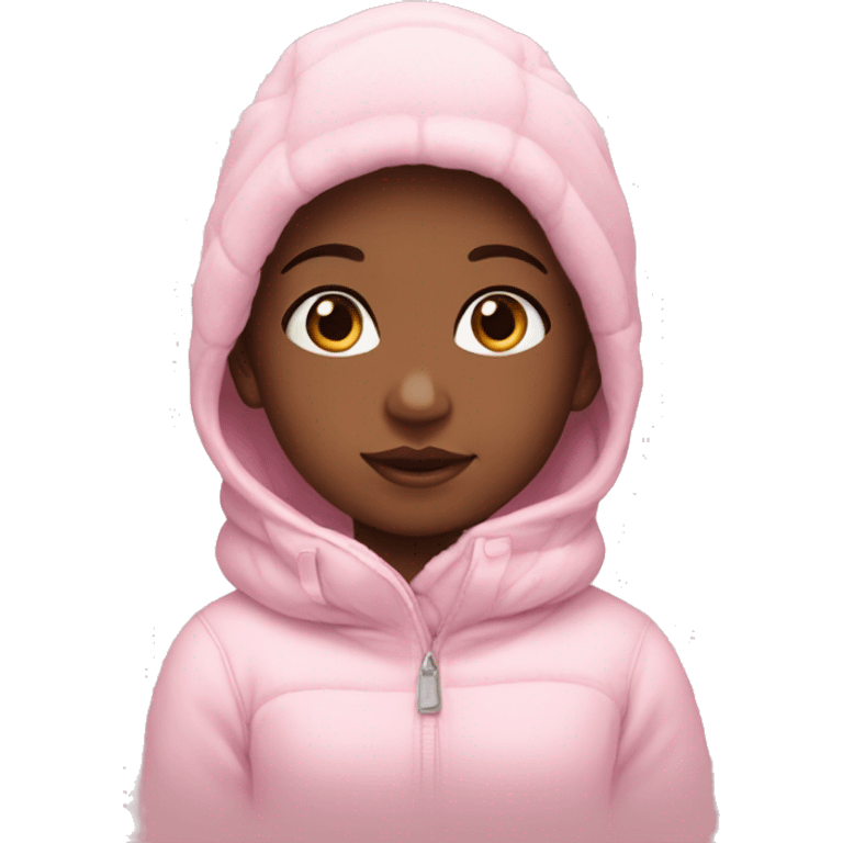 Baby pink winter daughter emoji