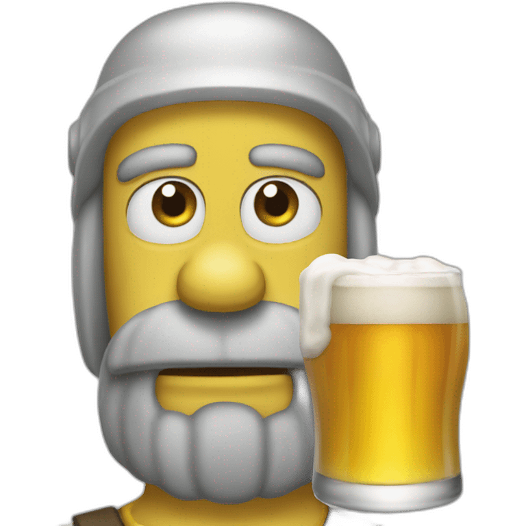 Homer-drink-beer emoji