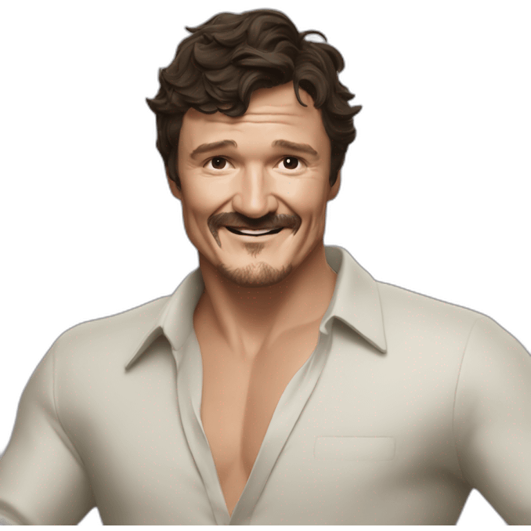 Pedro Pascal bailando emoji