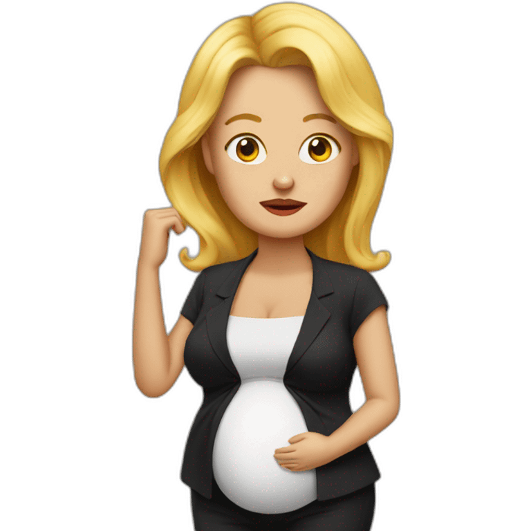 trump-pregnant emoji