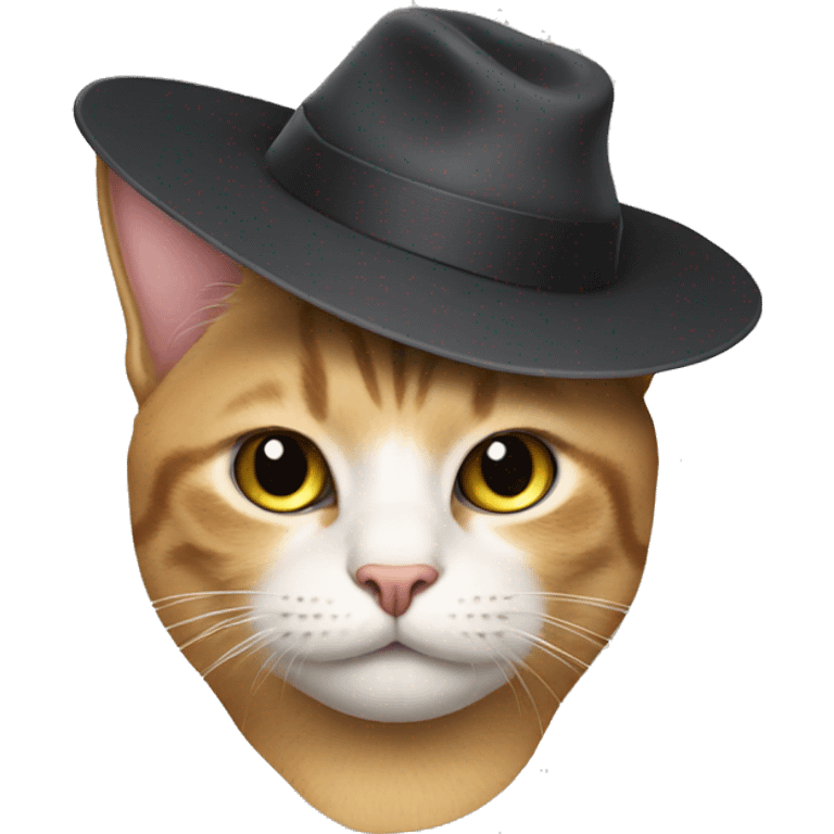 Cat with a hat emoji