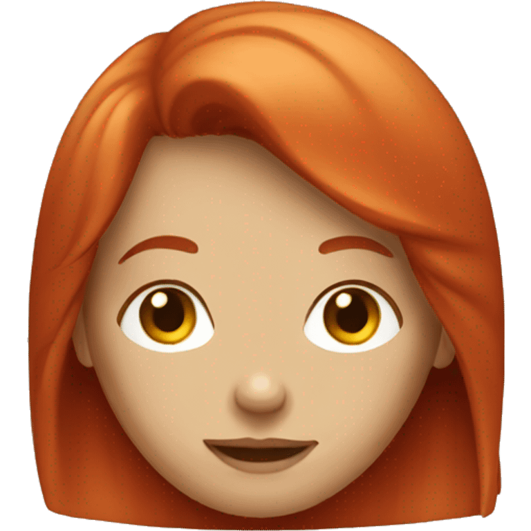 Red-haired girl emoji