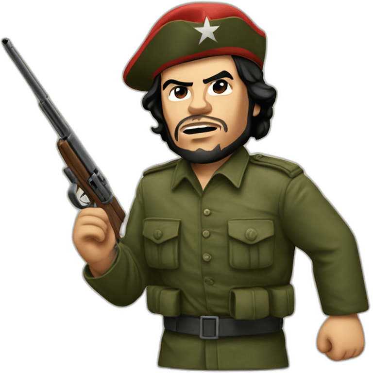 che guevara fighting spanish soldier emoji