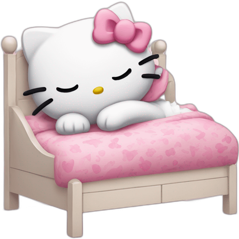 Hello kitty sleeps emoji