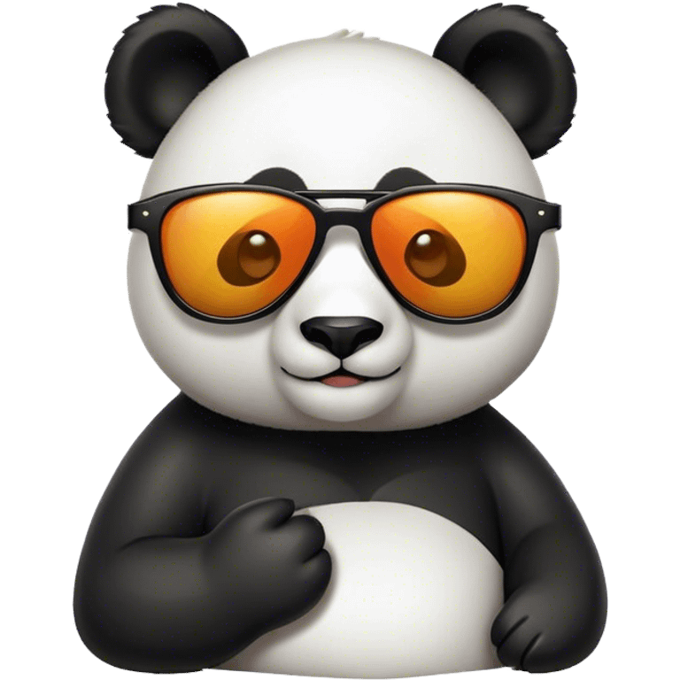 panda with sunglasses emoji