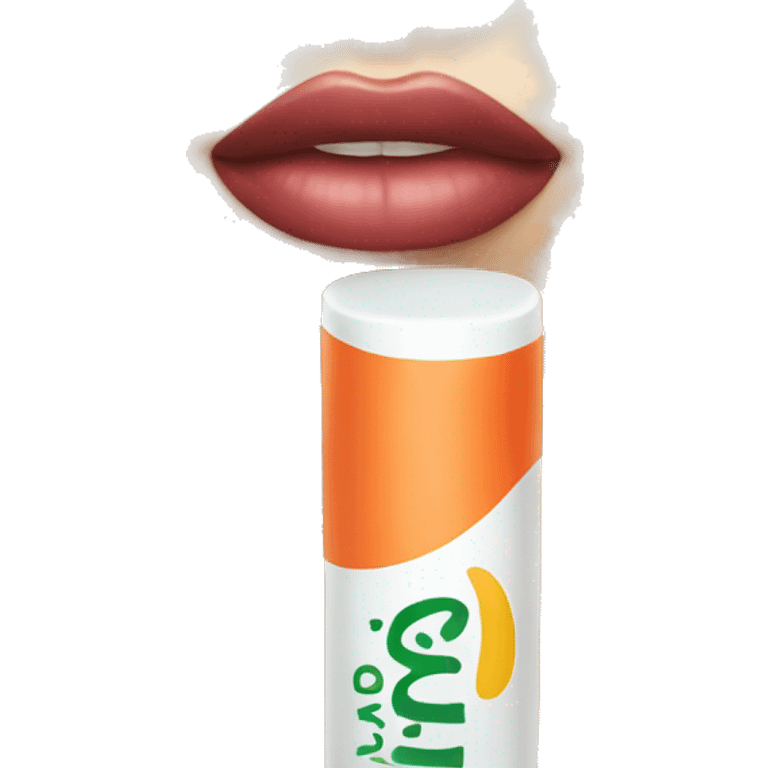 lip balm emoji