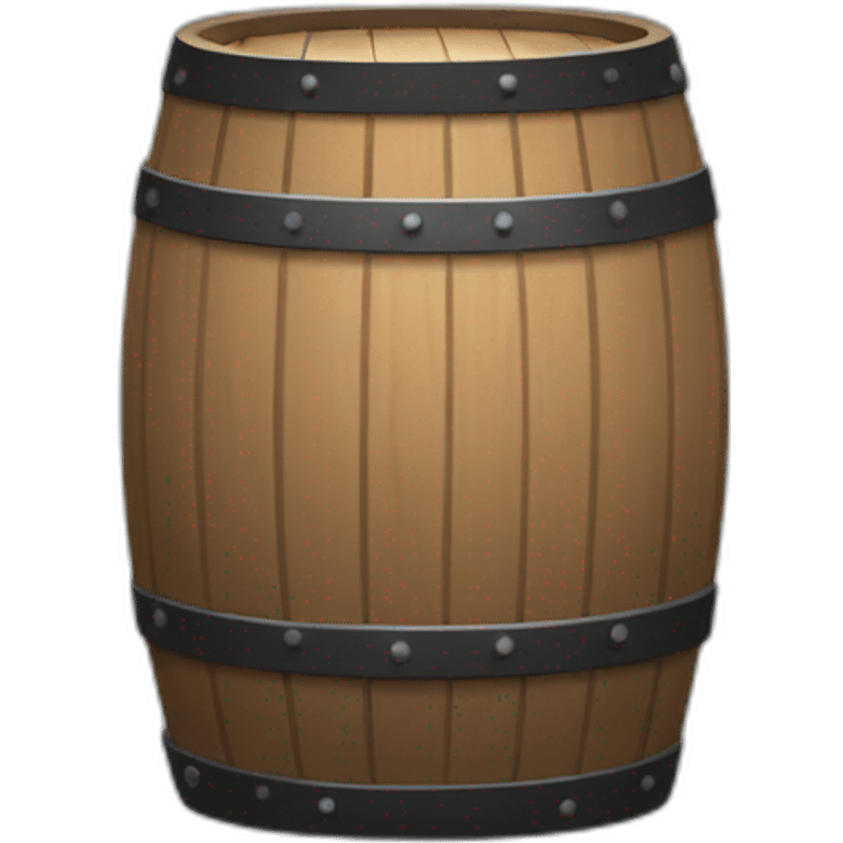 Barrel with arms and legs emoji