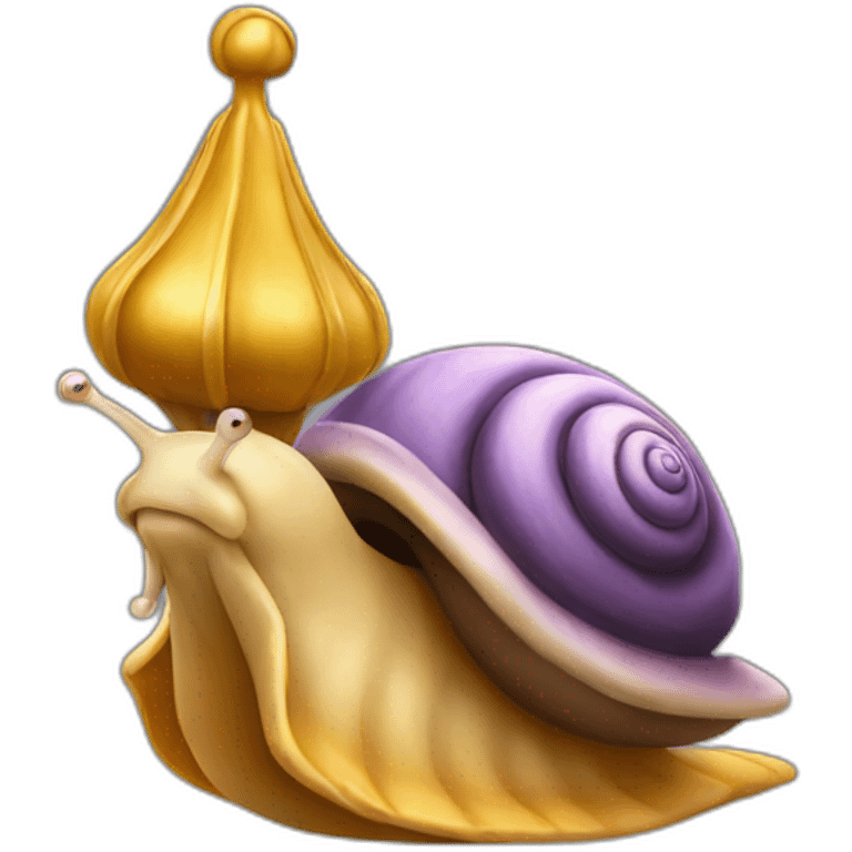 Snail Crown emoji