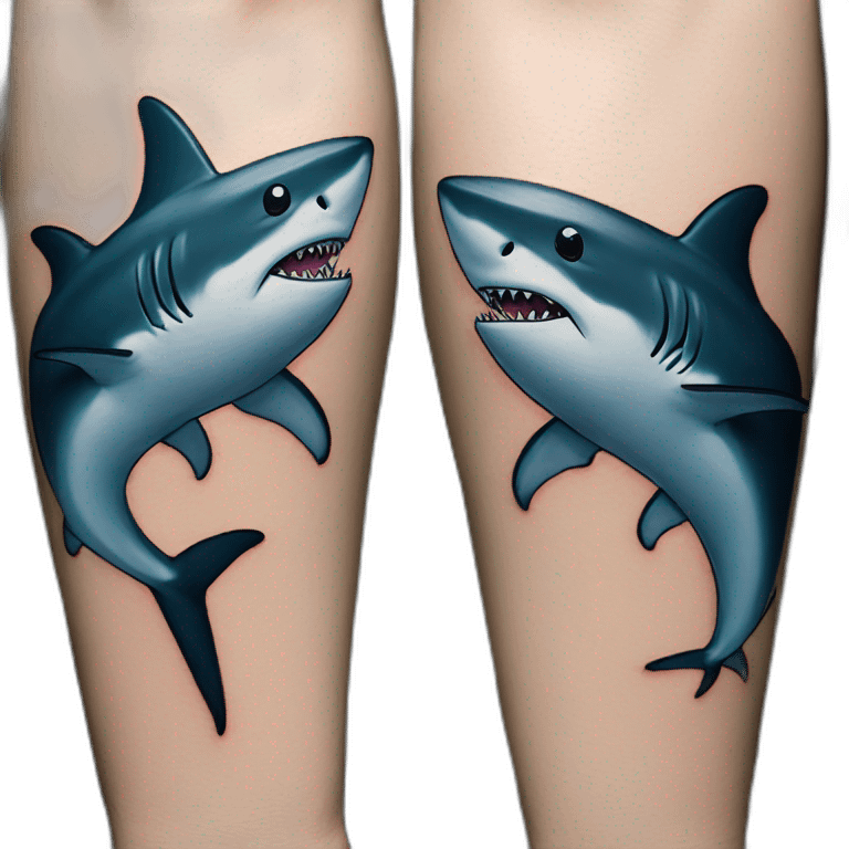 shark-arm-tattoo emoji