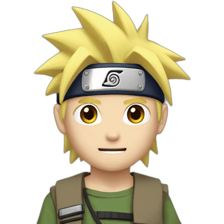 Naruto with blond hair emoji