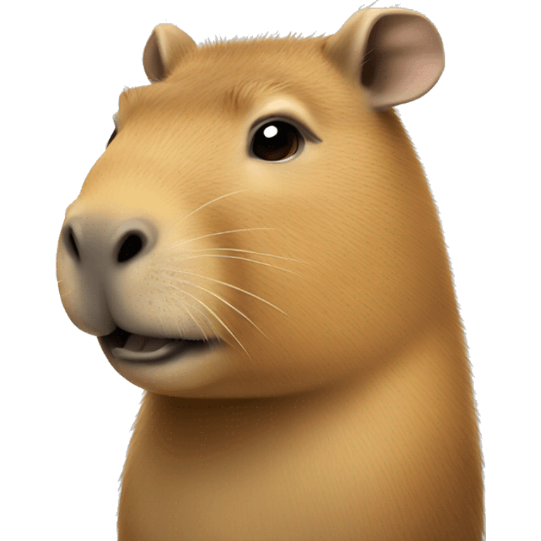 Capybara cool emoji