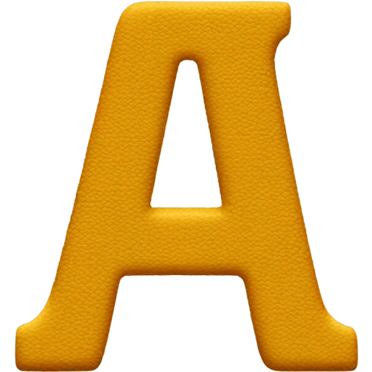 The letter A emoji