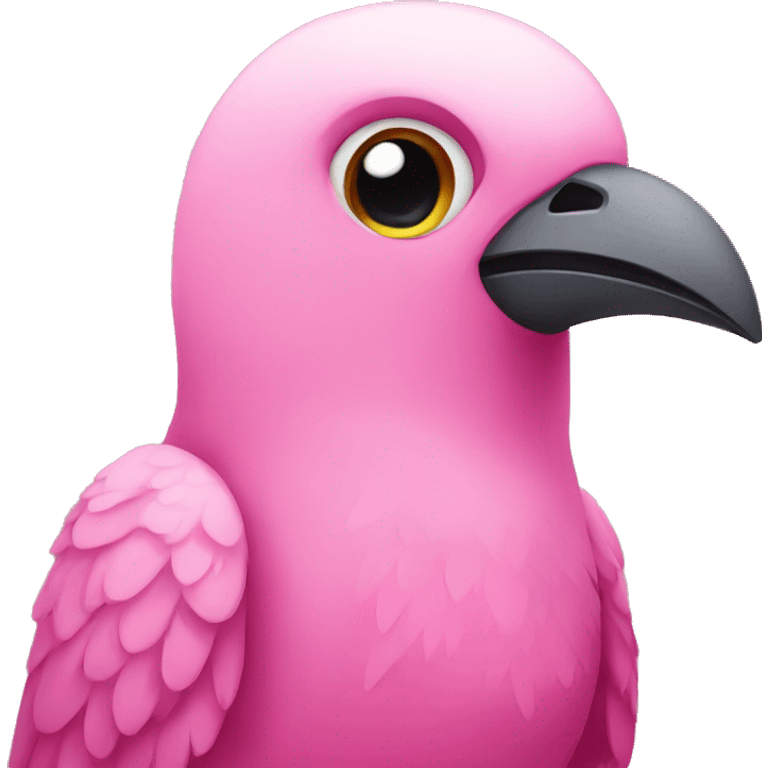 Pink bird emoji