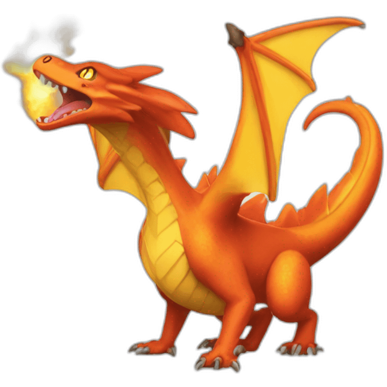 Dracaufeu pokemon emoji