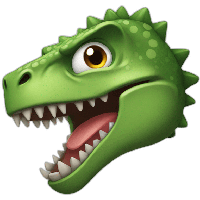 angry dino emoji