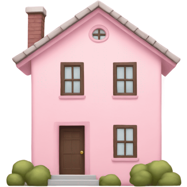 Light pink house emoji