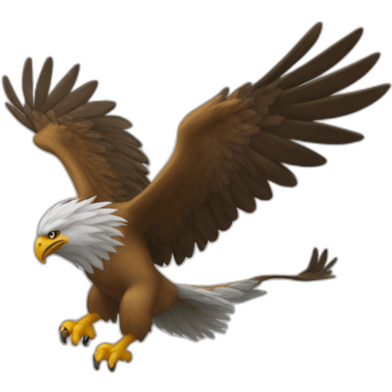 aigle sur griffon emoji